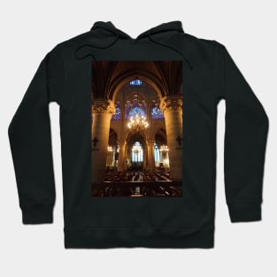 Chandeliers in the Notre Dame de Paris Hoodie